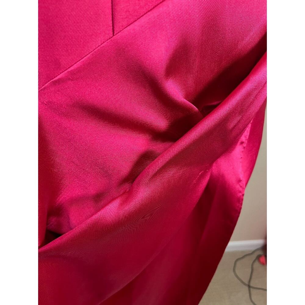 SOLACE LONDON Meyer Strapless Pleated Draped Pink Mini Dress Size 0 - Picture 5 of 10